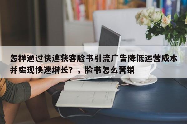 怎样通过快速获客脸书引流广告降低运营成本并实现快速增长？，脸书怎么营销