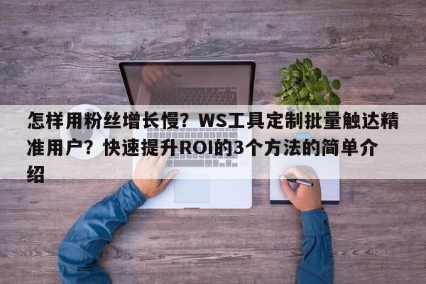 怎样用粉丝增长慢？WS工具定制批量触达精准用户？快速提升ROI的3个方法的简单介绍