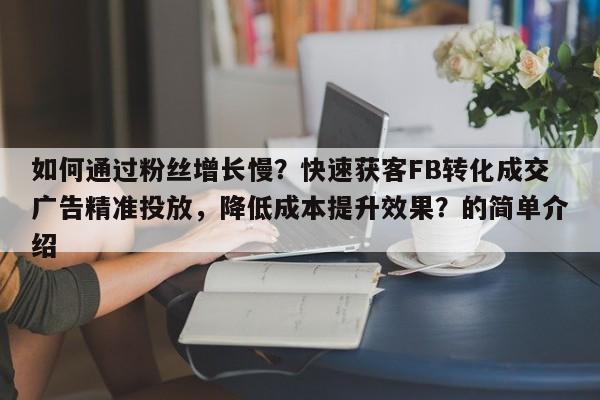 如何通过粉丝增长慢？快速获客FB转化成交广告精准投放，降低成本提升效果？的简单介绍