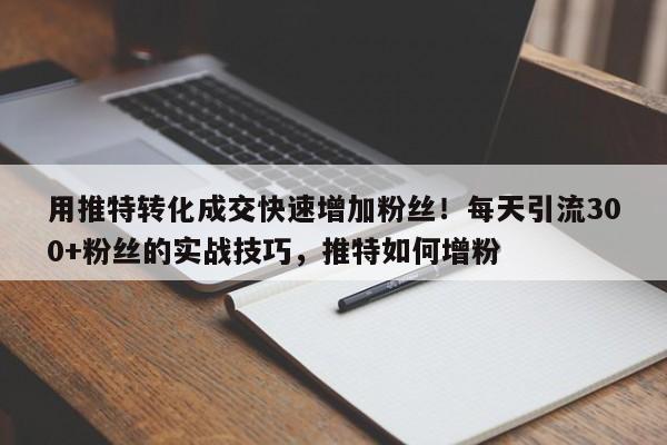 用推特转化成交快速增加粉丝！每天引流300+粉丝的实战技巧，推特如何增粉