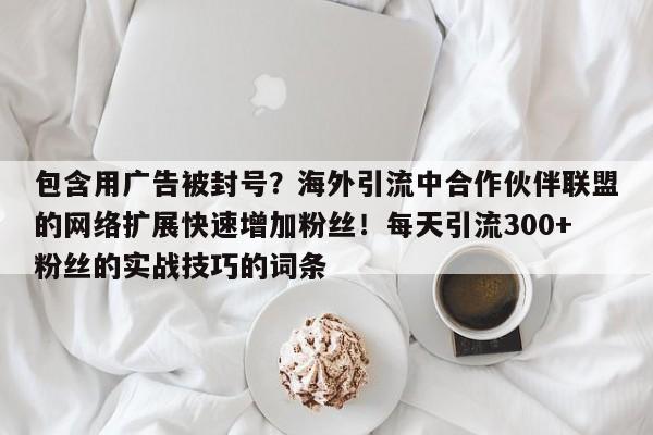 包含用广告被封号?海外引流中合作伙伴联盟的网络扩展快速增加粉丝!每天引流300+粉丝的实战技巧的词条