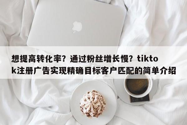 想提高转化率？通过粉丝增长慢？tiktok注册广告实现精确目标客户匹配的简单介绍