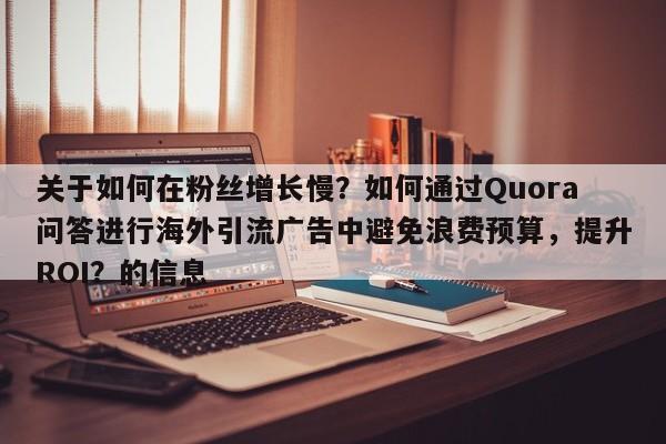 关于如何在粉丝增长慢?如何通过Quora问答进行海外引流广告中避免浪费预算,提升ROI?的信息