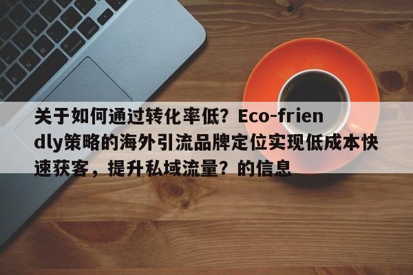 关于如何通过转化率低?Eco-friendly策略的海外引流品牌定位实现低成本快速获客,提升私域流量?的信息