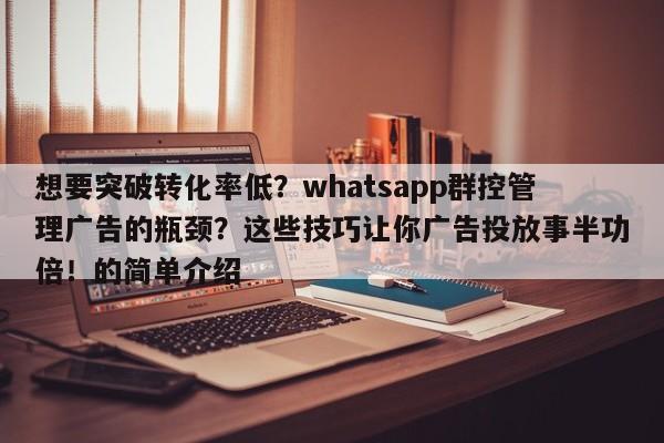 想要突破转化率低？whatsapp群控管理广告的瓶颈？这些技巧让你广告投放事半功倍！的简单介绍