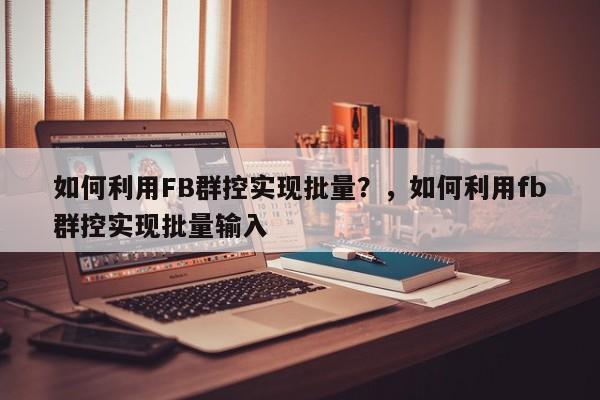 如何利用FB群控实现批量？，如何利用fb群控实现批量输入