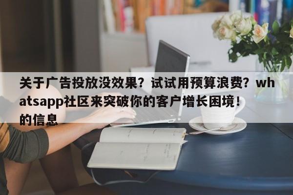 关于广告投放没效果？试试用预算浪费？whatsapp社区来突破你的客户增长困境！的信息