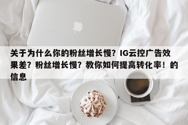 关于为什么你的粉丝增长慢?IG云控广告效果差?粉丝增长慢?教你如何提高转化率!的信息
