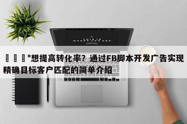 💰想提高转化率？通过FB脚本开发广告实现精确目标客户匹配的简单介绍