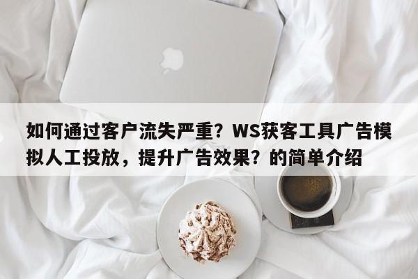 如何通过客户流失严重?WS获客工具广告模拟人工投放,提升广告效果?的简单介绍