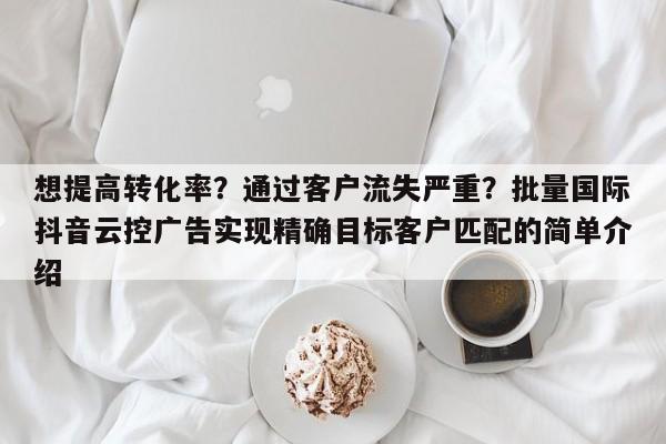 想提高转化率?通过客户流失严重?批量国际抖音云控广告实现精确目标客户匹配的简单介绍
