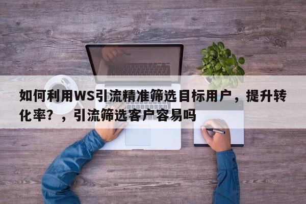 如何利用WS引流精准筛选目标用户，提升转化率？，引流筛选客户容易吗