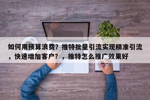 如何用预算浪费？推特批量引流实现精准引流，快速增加客户？，推特怎么推广效果好