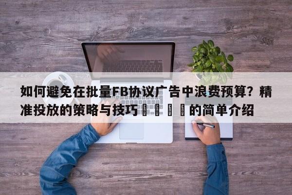 如何避免在批量FB协议广告中浪费预算？精准投放的策略与技巧📌的简单介绍