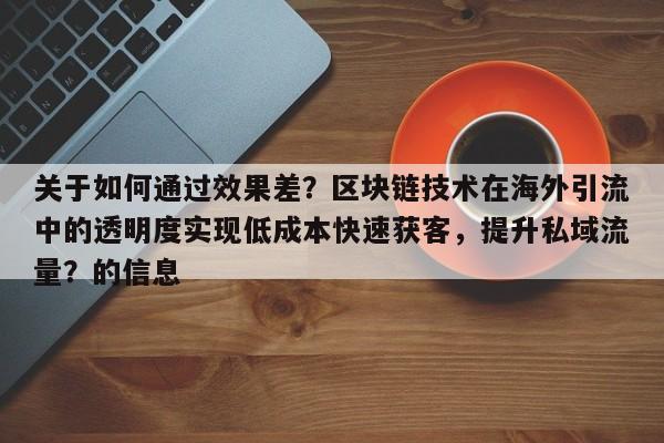 关于如何通过效果差？区块链技术在海外引流中的透明度实现低成本快速获客，提升私域流量？的信息