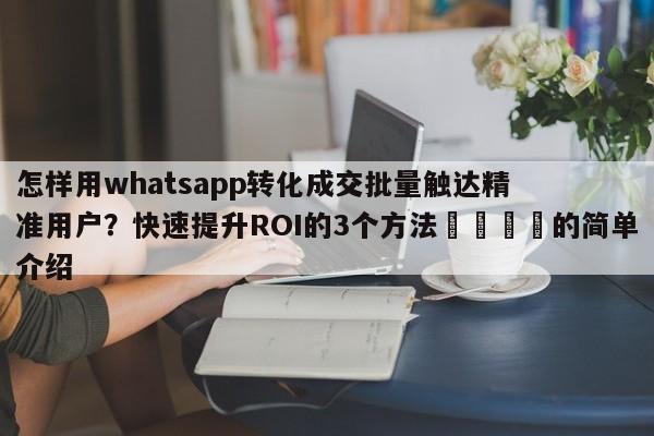 怎样用whatsapp转化成交批量触达精准用户?快速提升ROI的3个方法📌的简单介绍