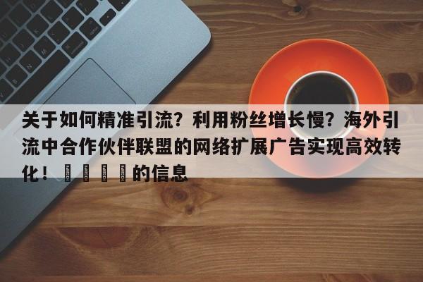 关于如何精准引流?利用粉丝增长慢?海外引流中合作伙伴联盟的网络扩展广告实现高效转化!🚀的信息