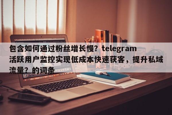 包含如何通过粉丝增长慢?telegram活跃用户监控实现低成本快速获客,提升私域流量?的词条