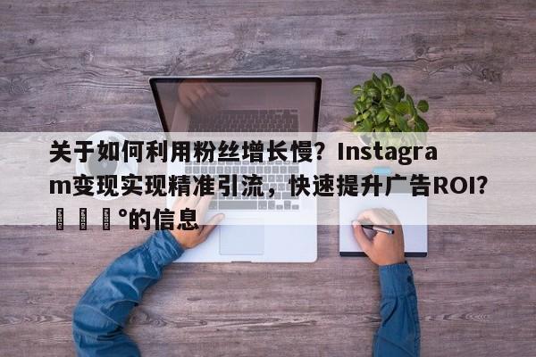 关于如何利用粉丝增长慢？Instagram变现实现精准引流，快速提升广告ROI？💰的信息
