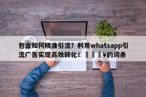 包含如何精准引流?利用whatsapp引流广告实现高效转化!🔥的词条