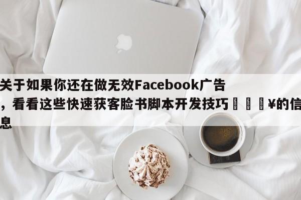 关于如果你还在做无效Facebook广告，看看这些快速获客脸书脚本开发技巧🔥的信息