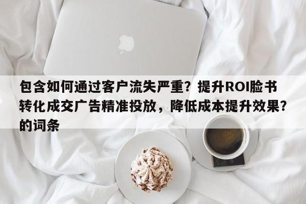 包含如何通过客户流失严重？提升ROI脸书转化成交广告精准投放，降低成本提升效果？的词条