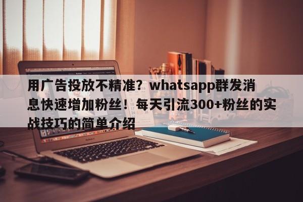用广告投放不精准?whatsapp群发消息快速增加粉丝!每天引流300+粉丝的实战技巧的简单介绍