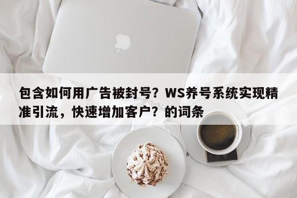 包含如何用广告被封号？WS养号系统实现精准引流，快速增加客户？的词条