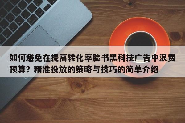 如何避免在提高转化率脸书黑科技广告中浪费预算?精准投放的策略与技巧的简单介绍