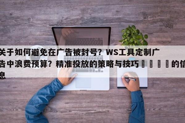 关于如何避免在广告被封号?WS工具定制广告中浪费预算?精准投放的策略与技巧📈的信息