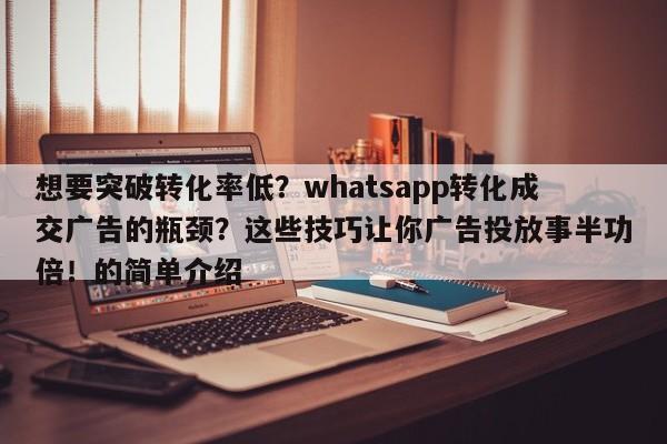 想要突破转化率低?whatsapp转化成交广告的瓶颈?这些技巧让你广告投放事半功倍!的简单介绍