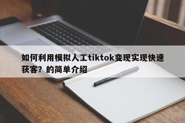 如何利用模拟人工tiktok变现实现快速获客?的简单介绍