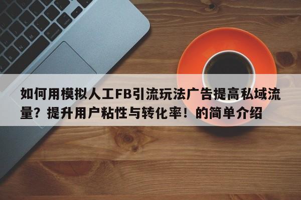 如何用模拟人工FB引流玩法广告提高私域流量？提升用户粘性与转化率！的简单介绍