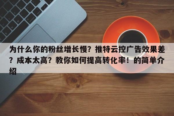 为什么你的粉丝增长慢?推特云控广告效果差?成本太高?教你如何提高转化率!的简单介绍