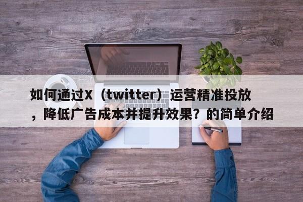 如何通过X（twitter）运营精准投放，降低广告成本并提升效果？的简单介绍