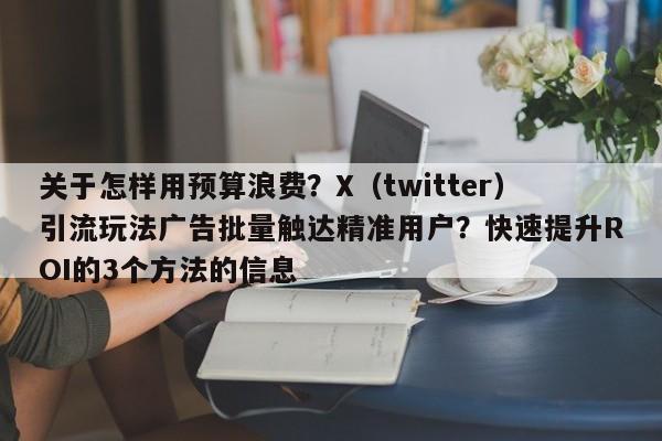 关于怎样用预算浪费?X(twitter)引流玩法广告批量触达精准用户?快速提升ROI的3个方法的信息