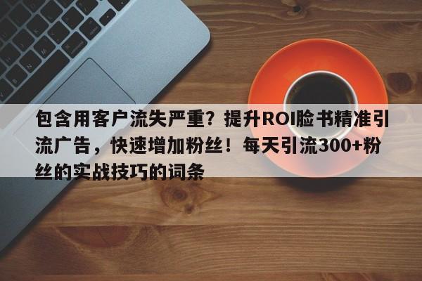 包含用客户流失严重?提升ROI脸书精准引流广告,快速增加粉丝!每天引流300+粉丝的实战技巧的词条