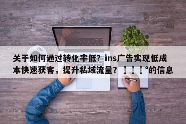 关于如何通过转化率低？ins广告实现低成本快速获客，提升私域流量？💰的信息