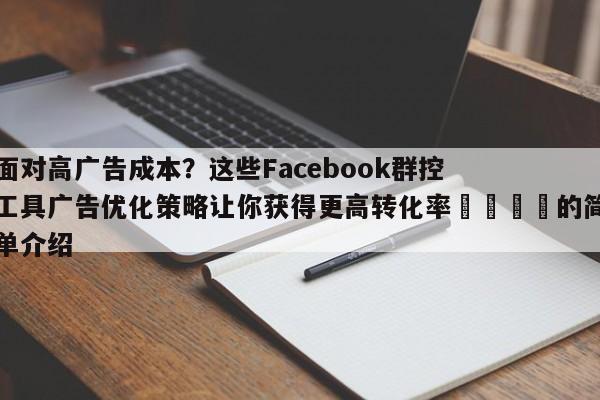 面对高广告成本？这些Facebook群控工具广告优化策略让你获得更高转化率🚀的简单介绍