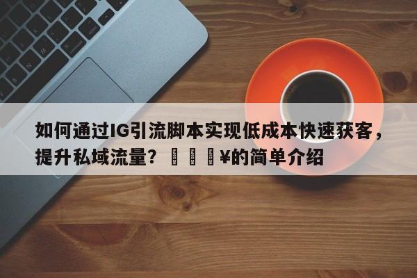 如何通过IG引流脚本实现低成本快速获客，提升私域流量？🔥的简单介绍