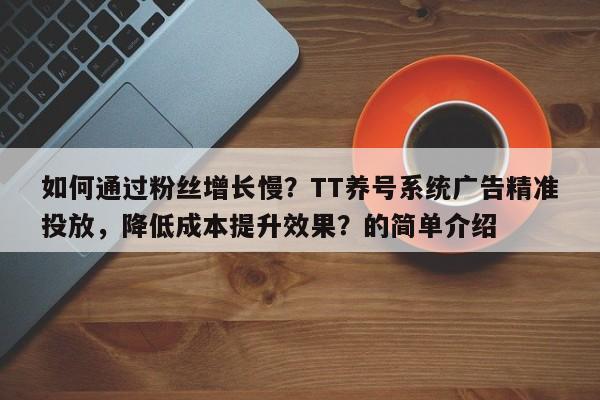 如何通过粉丝增长慢？TT养号系统广告精准投放，降低成本提升效果？的简单介绍