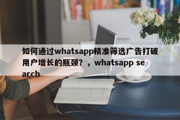 如何通过whatsapp精准筛选广告打破用户增长的瓶颈？，whatsapp search