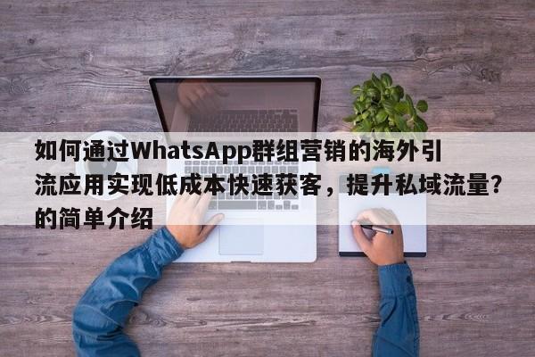 如何通过WhatsApp群组营销的海外引流应用实现低成本快速获客，提升私域流量？的简单介绍