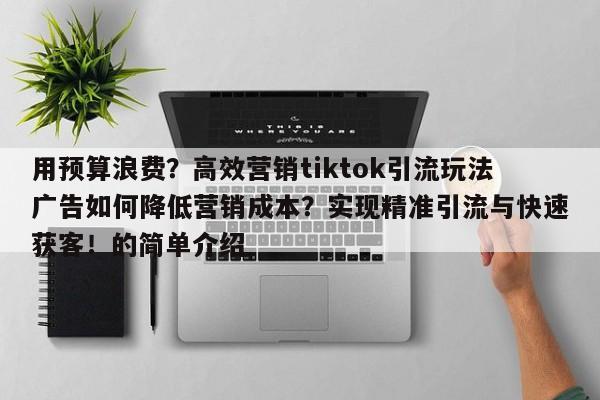 用预算浪费？高效营销tiktok引流玩法广告如何降低营销成本？实现精准引流与快速获客！的简单介绍