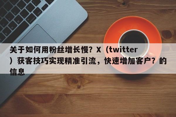 关于如何用粉丝增长慢？X（twitter）获客技巧实现精准引流，快速增加客户？的信息