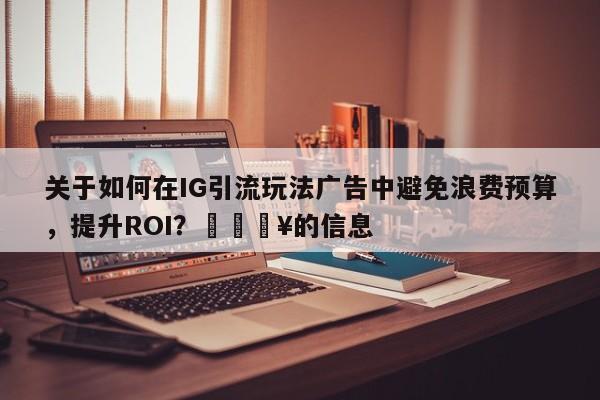 关于如何在IG引流玩法广告中避免浪费预算，提升ROI？🔥的信息