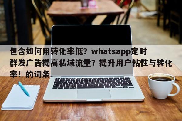包含如何用转化率低？whatsapp定时群发广告提高私域流量？提升用户粘性与转化率！的词条