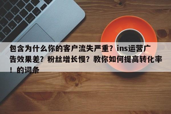 包含为什么你的客户流失严重？ins运营广告效果差？粉丝增长慢？教你如何提高转化率！的词条