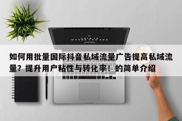 如何用批量国际抖音私域流量广告提高私域流量？提升用户粘性与转化率！的简单介绍