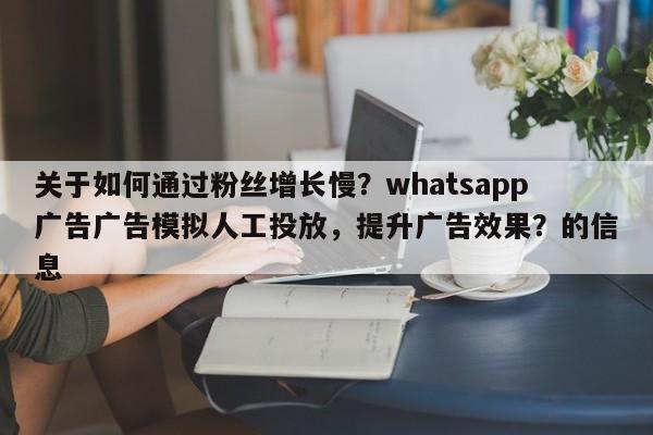 关于如何通过粉丝增长慢？whatsapp广告广告模拟人工投放，提升广告效果？的信息